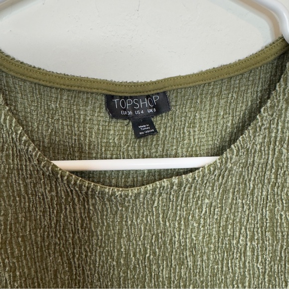 Elegant Olive Green Cut-Out Dress - Picture 3 of 4